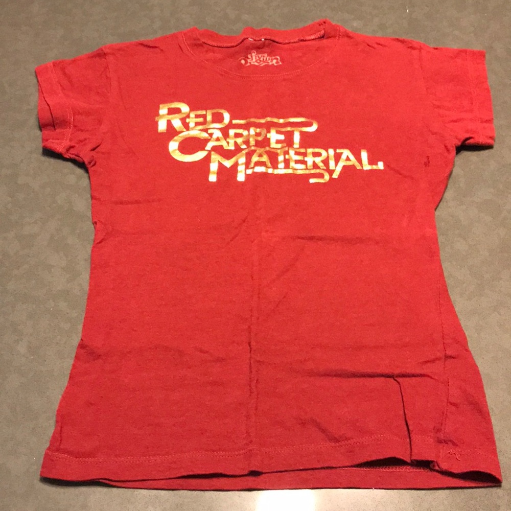 Five Crown Fitted Tee Small Red Carpet Gold Red